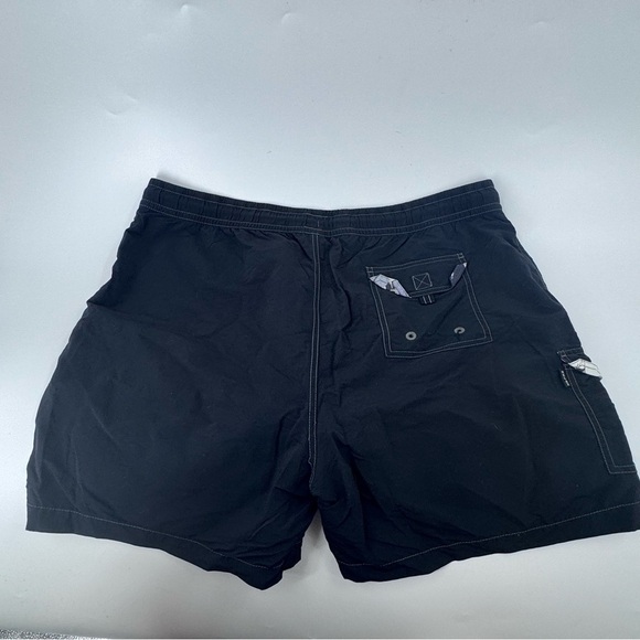Tommy Bahama Black Swim Trunks Quick-Dry Relaxed Fit - Picture 8 of 9